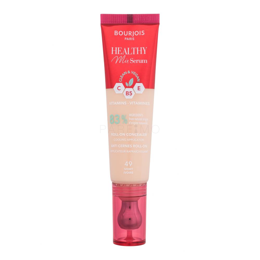 BOURJOIS Paris Healthy Mix Serum Clean & Vegan Roll-on Concealer Anticearcăn pentru femei 13 ml Nuanţă 49 Ivory