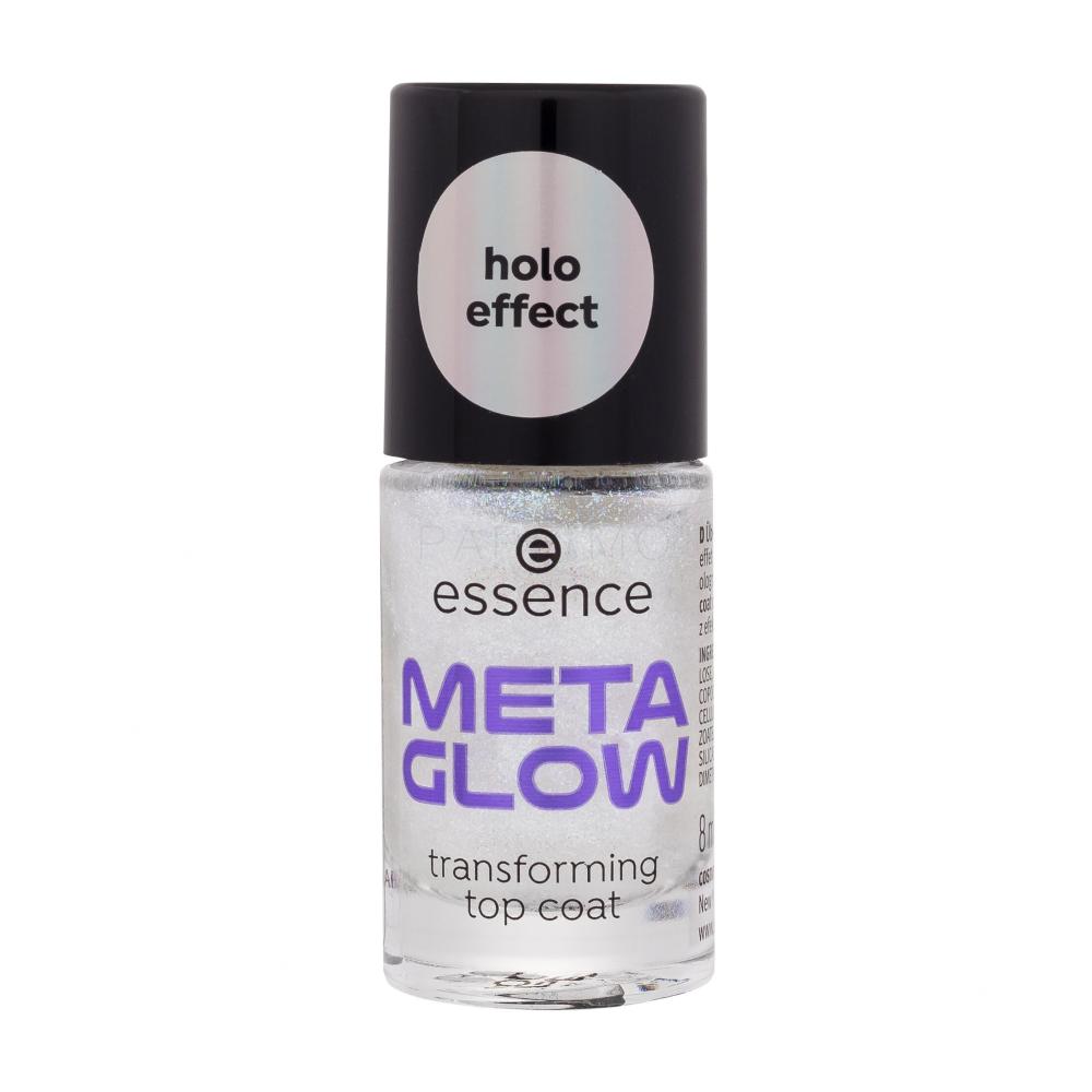 Essence Meta Glow Transforming Top Coat Lac de unghii pentru femei 8 ml