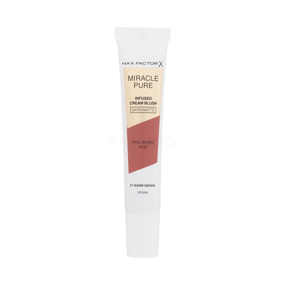 Max Factor Miracle Pure Infused Cream Blush Fard de obraz pentru femei 15 ml Nuanţă 07 Warm Sienna