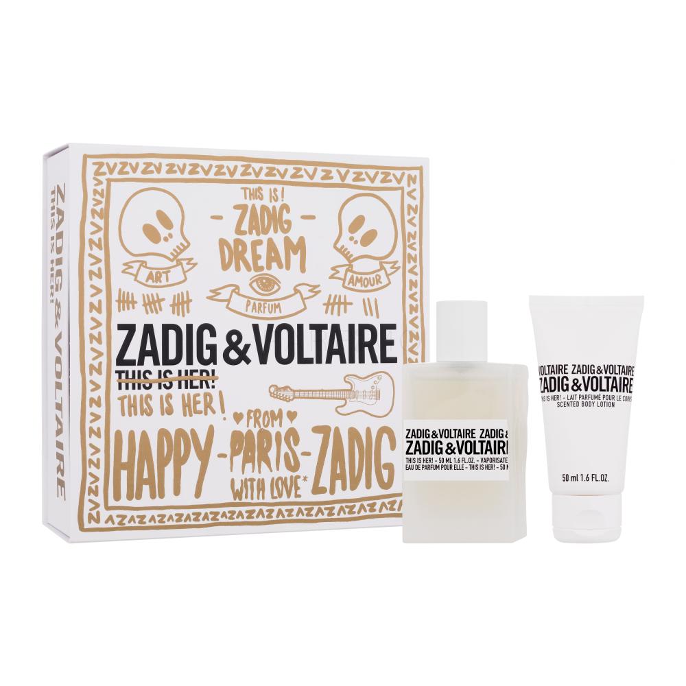Zadig & Voltaire This is Her! Set cadou Apă de parfum 50 ml + loțiune de corp 50 ml