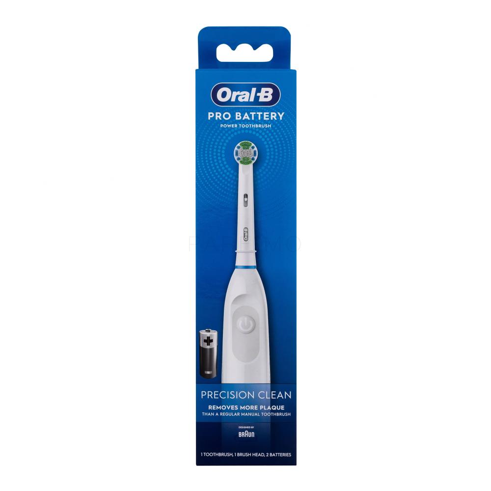 Oral-B Precision Clean Pro Battery White Periuță de dinți oscilantă 1 buc