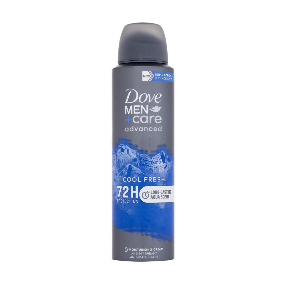 Dove Men + Care Advanced Cool Fresh 72H Antiperspirant pentru bărbați 150 ml Sticla cu defect