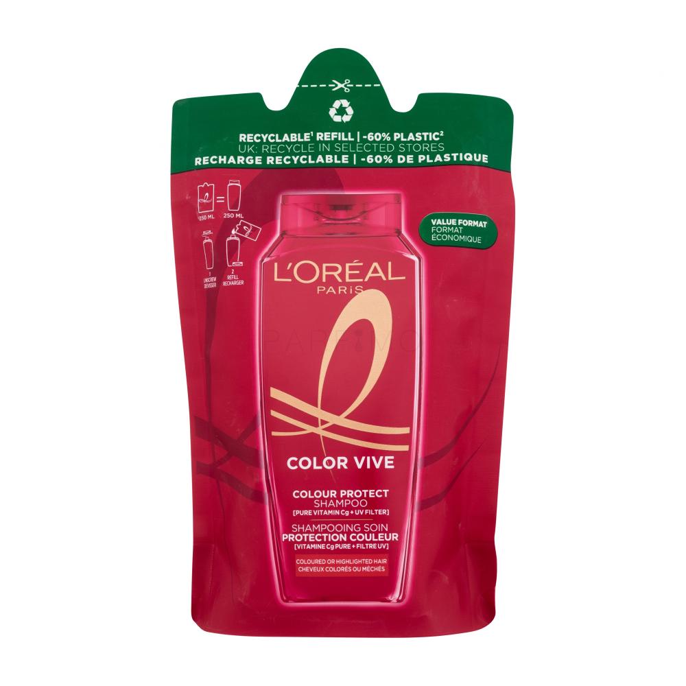 L'Oréal Paris Elseve Color-Vive Protecting Shampoo Șampon pentru femei Rezerva 250 ml