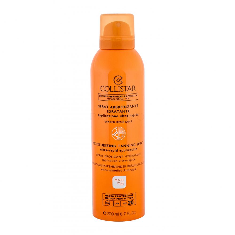 Collistar Special Perfect Tan Moisturizing Tanning Spray SPF20 Pentru corp pentru femei 200 ml