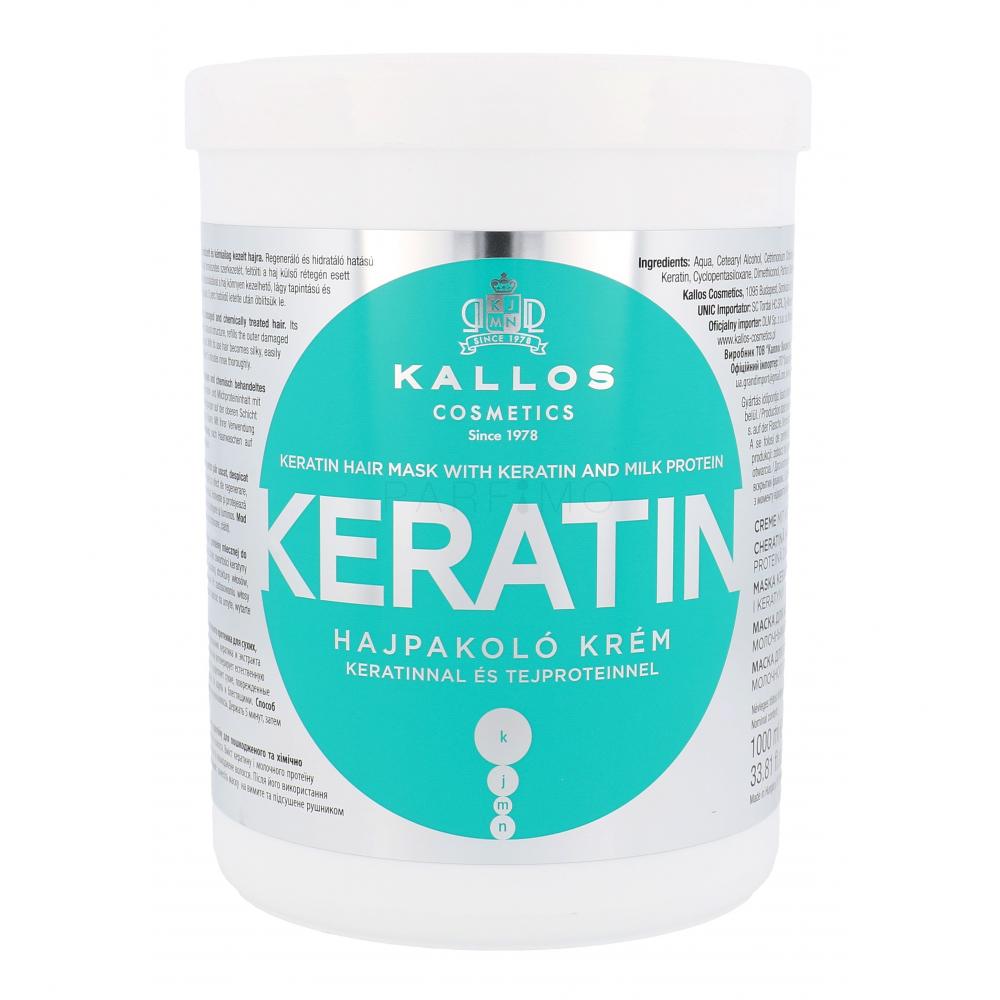 report Rewind batch Kallos Cosmetics Keratin Mască de păr pentru femei 1000 ml | Parfimo.ro