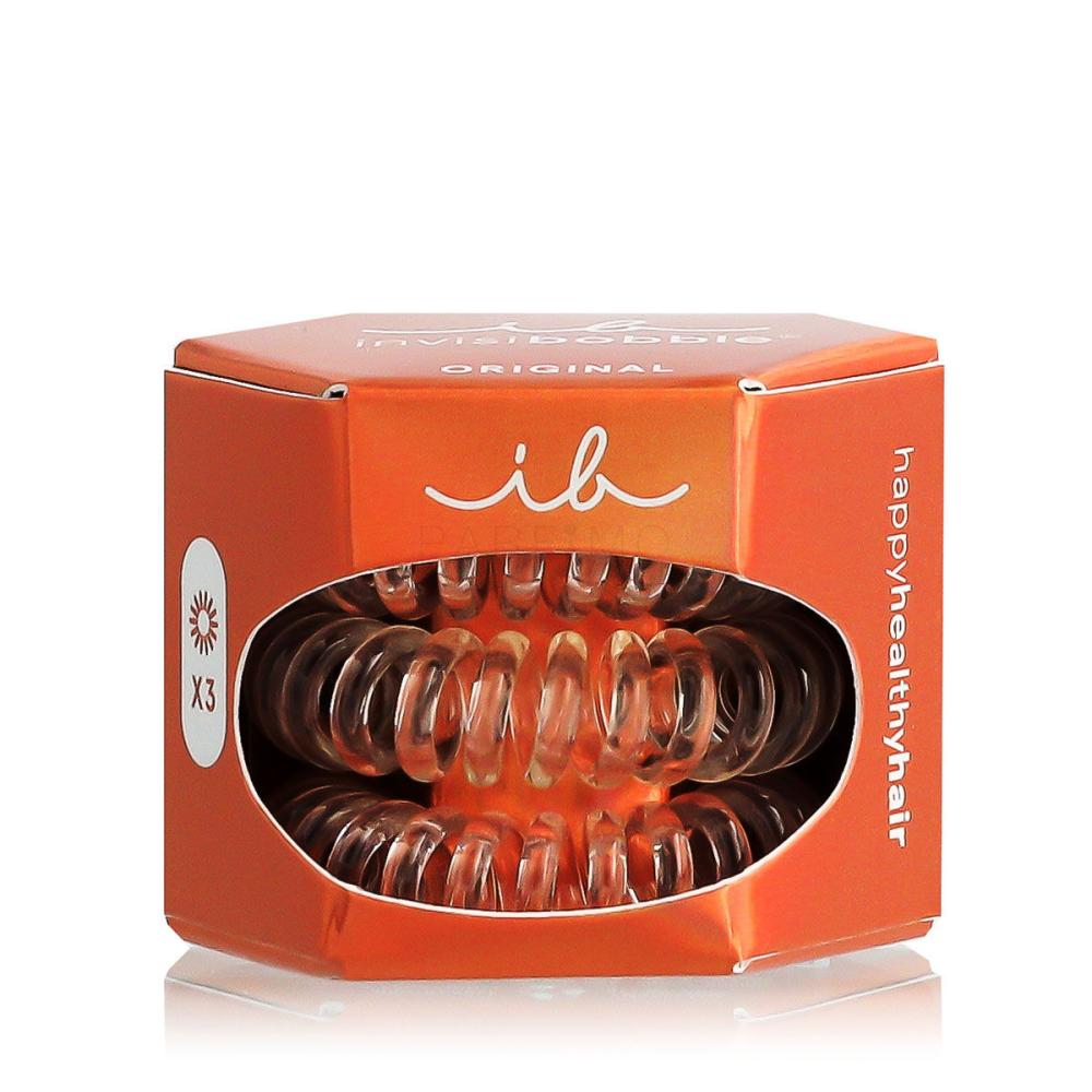 Invisibobble Premium Original Elastice de păr pentru femei 3 buc Nuanţă Crystal Clear