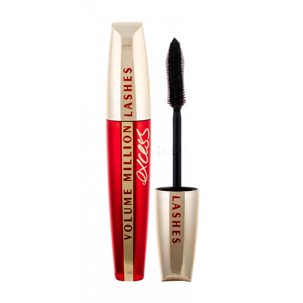 L'Oréal Paris Volume Million Lashes Excess Mascara pentru femei 9 ml Nuanţă Black