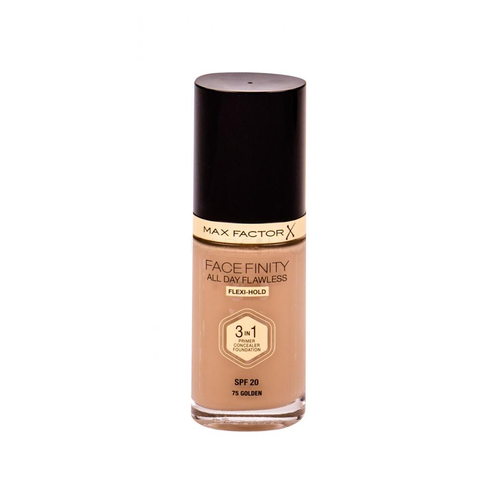 Max Factor Facefinity 3 In 1 Spf20 Fond De Ten Pentru Femei 30 Ml Nuanţă 75 Golden Parfimo Ro