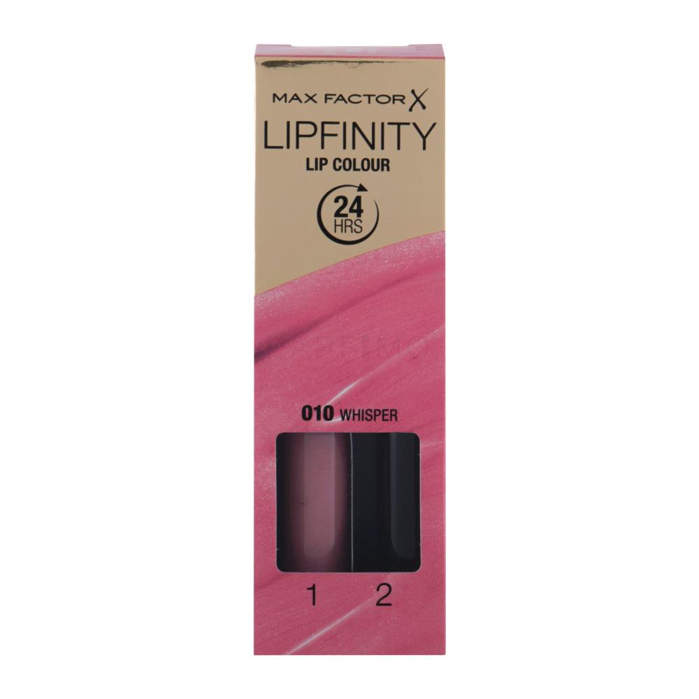 Max Factor Lipfinity 24HRS Lip Colour Ruj de buze pentru femei 4,2 g Nuanţă 010 Whisper
