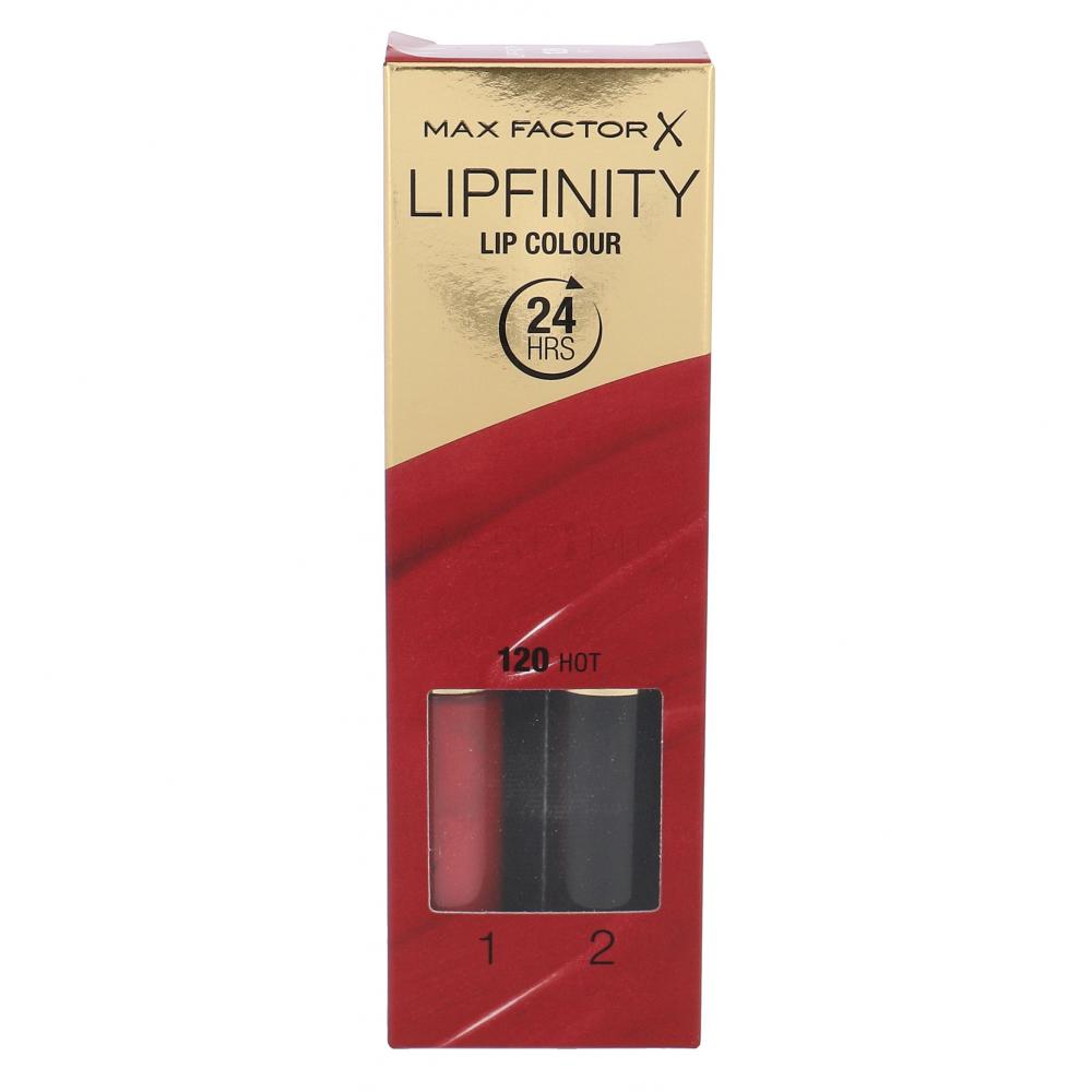 Max Factor Lipfinity 24HRS Lip Colour Ruj de buze pentru femei 4,2 g Nuanţă 120 Hot