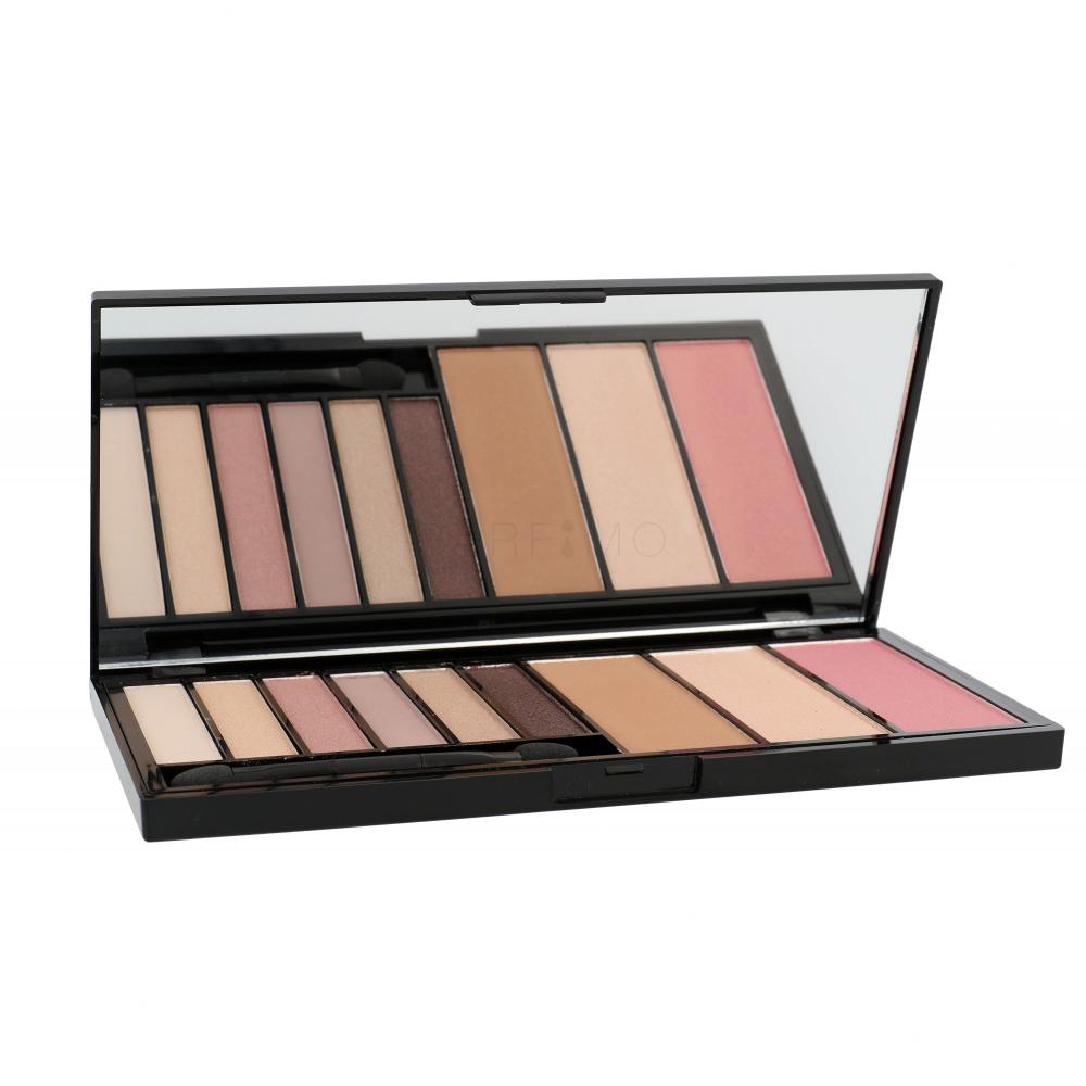 Makeup Revolution London Euphoria Palette Eyeshades & Contouring Palete de machiaj pentru femei 18 g Nuanţă Bare