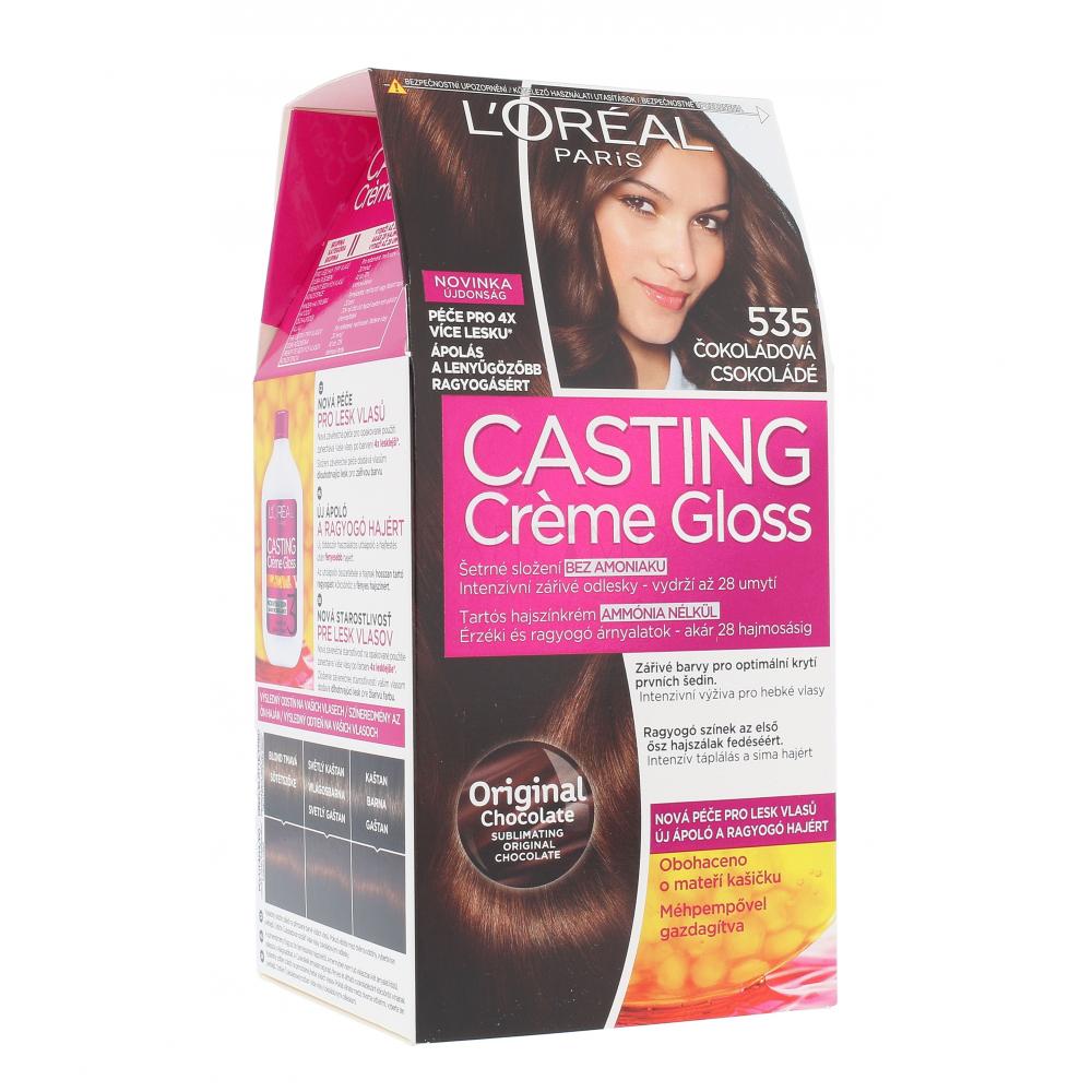 L'Oréal Paris Casting Creme Gloss Vopsea de păr pentru femei 48 ml Nuanţă 535 Chocolate
