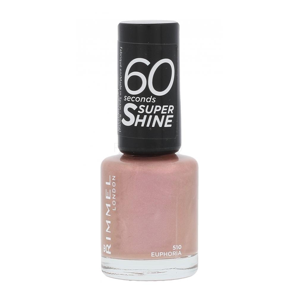 Rimmel London 60 Seconds Super Shine Lac de unghii pentru femei 8 ml Nuanţă 510 Euphoria