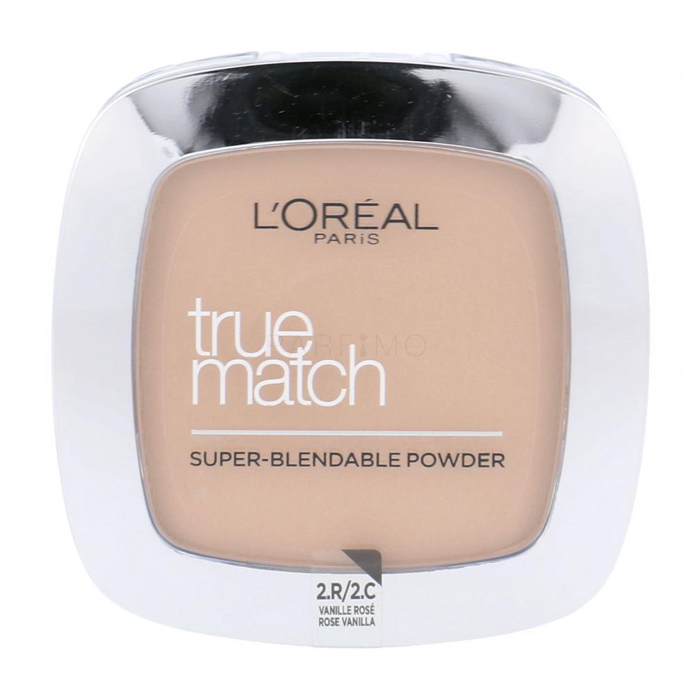 L'Oréal Paris True Match Pudră pentru femei 9 g Nuanţă R2-C2 Rose Vanilla