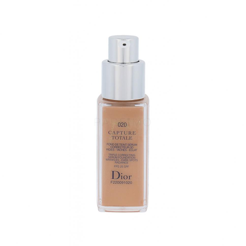 Dior Capture Totale Serum Foundation SPF25 Fond de ten pentru femei 20 ml Nuanţă 020 Light Beige tester