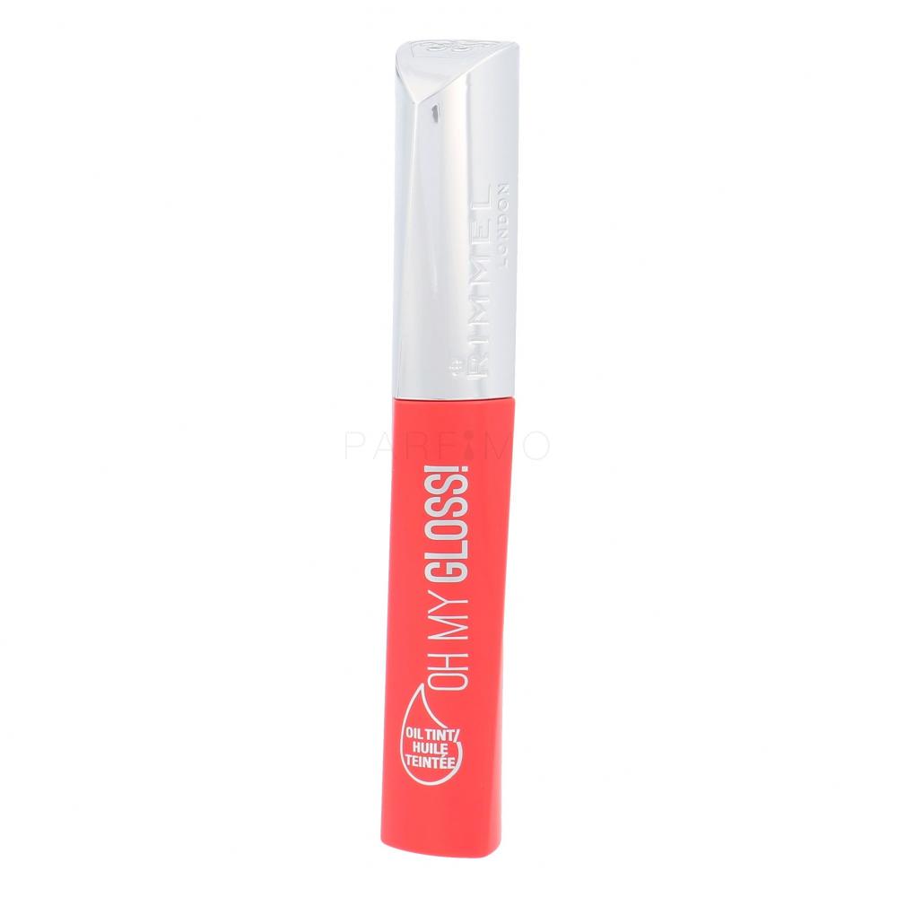 Rimmel London Oh My Gloss! Oil Tint Luciu de buze pentru femei 6,5 ml Nuanţă 400 Contemporary Coral