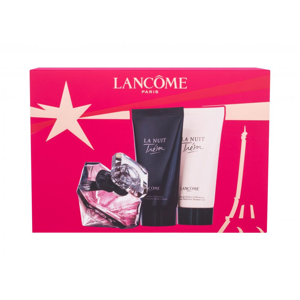 Lancôme La Nuit Trésor Set cadou EDP 30 ml + Lapte de corp 50 ml + Gel de dus 50 ml