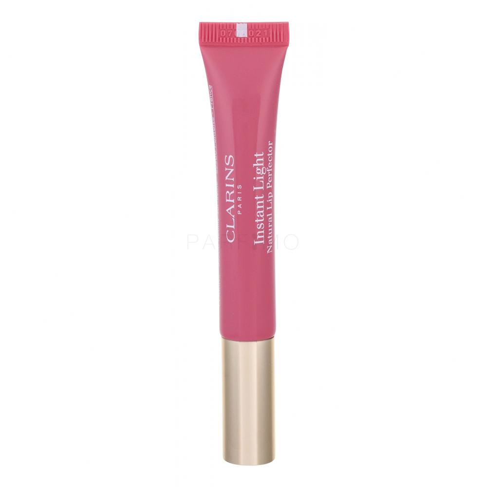 Clarins Instant Light Natural Lip Perfector Luciu de buze pentru femei 12 ml Nuanţă 07 Toffee Pink Shimmer