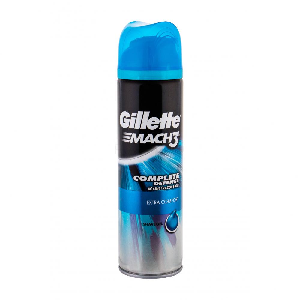 migrațiune strugure Susceptibil la  Gillette Mach3 Complete Defense Extra Comfort Gel de ras pentru bărbați 200  ml | Parfimo.ro