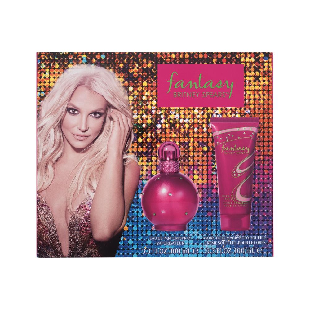 Britney Spears Fantasy Set cadou apa de parfum 100 ml + lotiune de corp 100 ml