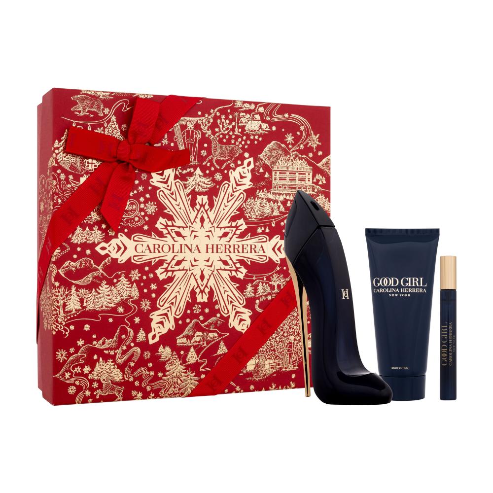 Carolina Herrera Good Girl SET1 Set cadou Apă de parfum 80 ml + loțiune de corp 100 ml + apă de parfum 10 ml