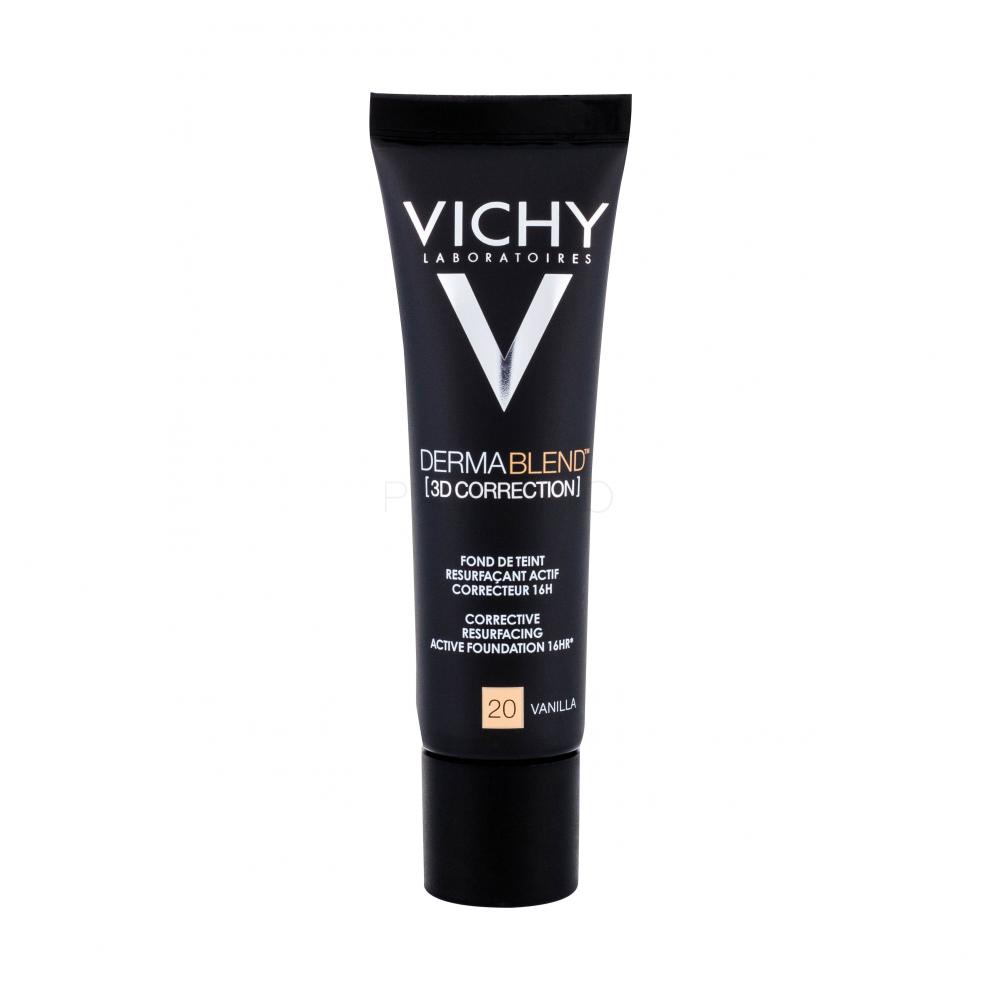 Vichy Dermablend™ 3D Antiwrinkle & Firming Day Cream SPF25 Fond de ten pentru femei 30 ml Nuanţă 20 Vanilla