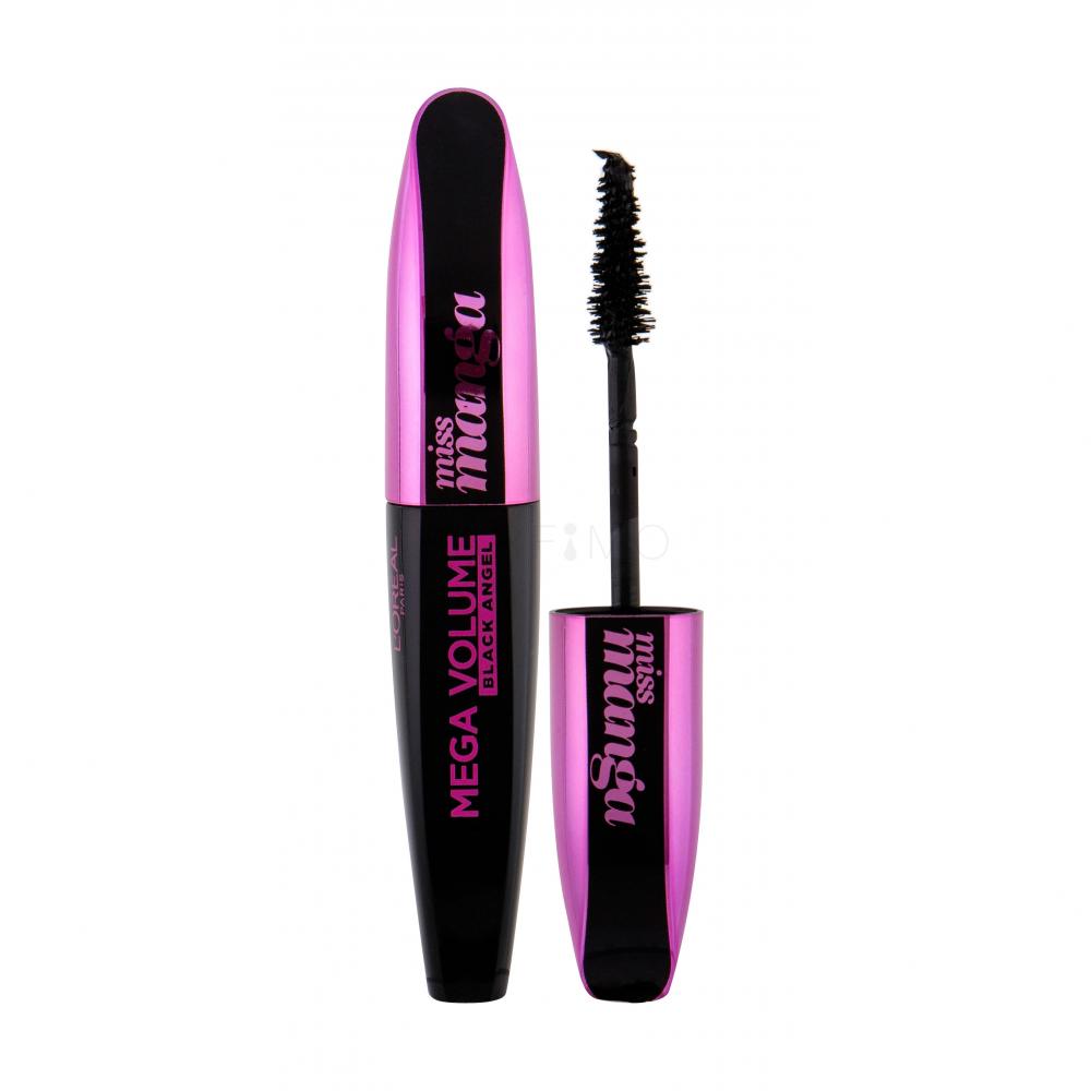 L'Oréal Paris Mega Volume Miss Manga Black Angel Mascara pentru femei 8,5 ml Nuanţă Extra Black