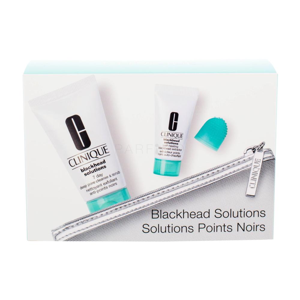 Clinique Blackhead Solutions 7 Day Deep Pore Cleanse & Scrub Set cadou Cutie cu defect