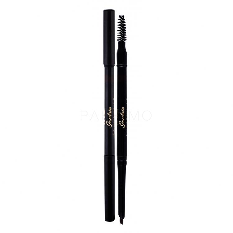 Guerlain The Eyebrow Pencil Creion pentru femei 0,35 g Nuanţă 02 Dark tester