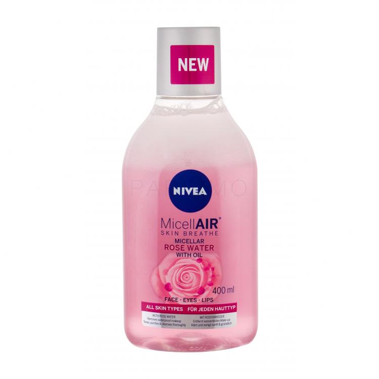 Nivea MicellAIR® Rose Water Apă micelară pentru femei 400 ml