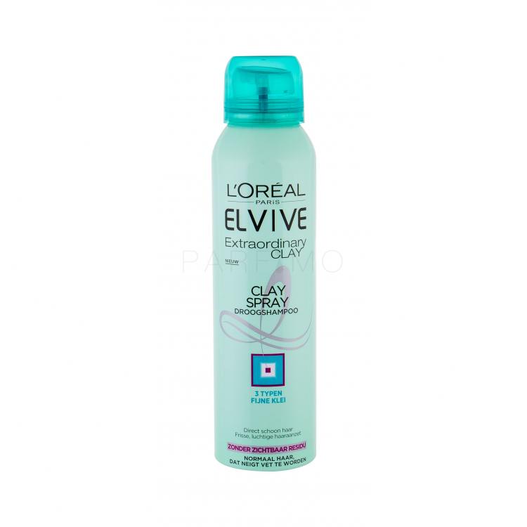 L&#039;Oréal Paris Elseve Extraordinary Clay Dry Shampoo Șampon uscat pentru femei 150 ml