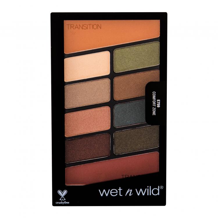 Wet n Wild Color Icon 10 Pan Fard de pleoape pentru femei 8,5 g Nuanţă Comfort Zone