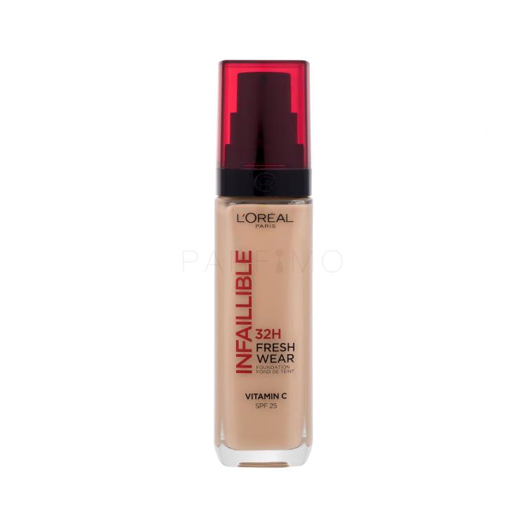 L&#039;Oréal Paris Infaillible 32H Fresh Wear SPF25 Fond de ten pentru femei 30 ml Nuanţă 200 Warm
