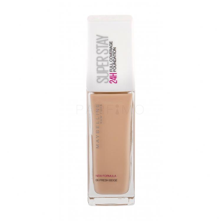 Maybelline Superstay 24h Full Coverage Fond de ten pentru femei 30 ml Nuanţă 06 Fresh Beige