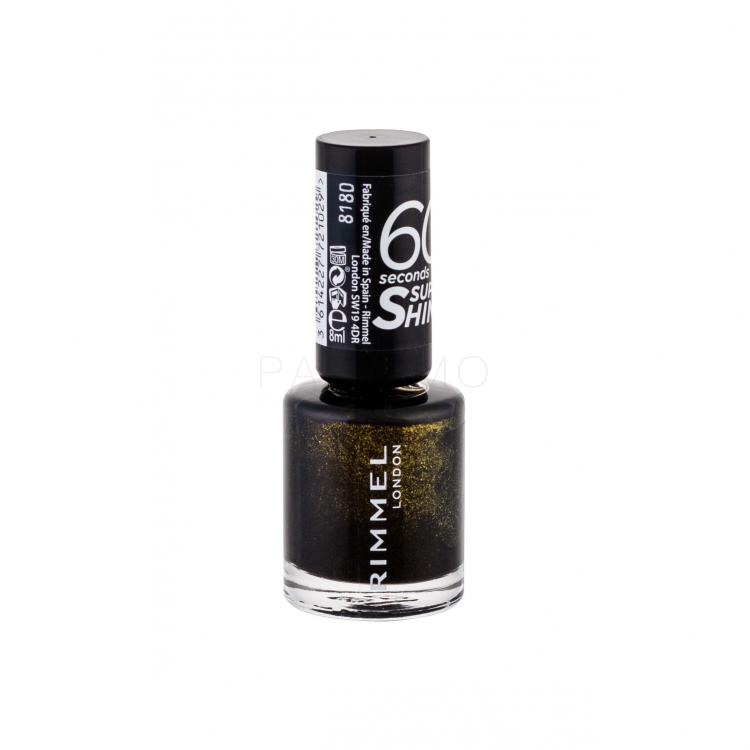 Rimmel London 60 Seconds Super Shine Lac de unghii pentru femei 8 ml Nuanţă 832 On Fleek!