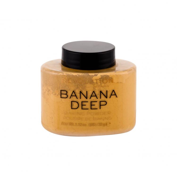 Makeup Revolution London Baking Powder Pudră pentru femei 32 g Nuanţă Banana Deep