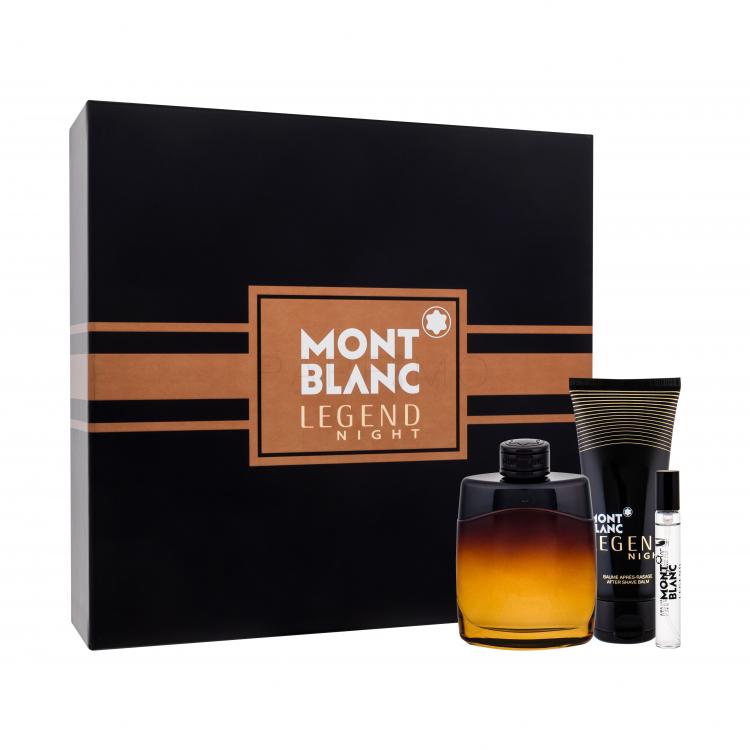 Montblanc Legend Night Set cadou Apa de parfum 100 ml +Balsam dupa ras100 ml + Apa de parfum 7,5 ml