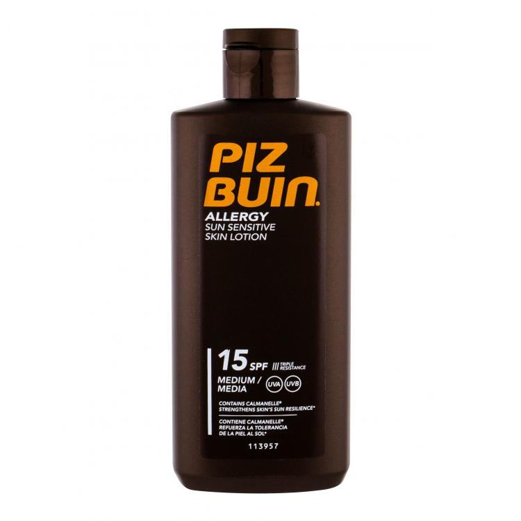 PIZ BUIN Allergy Sun Sensitive Skin Lotion SPF15 Pentru corp 200 ml
