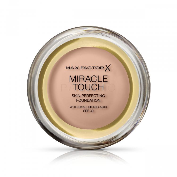 Max Factor Miracle Touch Skin Perfecting SPF30 Fond de ten pentru femei 11,5 g Nuanţă 055 Blushing Beige