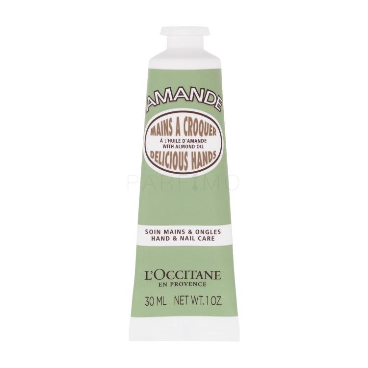 L&#039;Occitane Almond (Amande) Delicious Hands Cremă de mâini pentru femei 30 ml