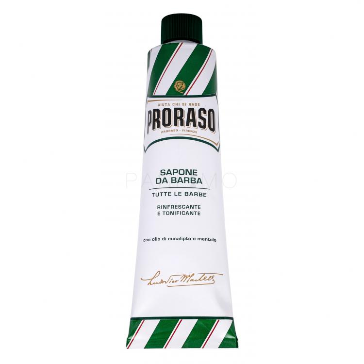 PRORASO Green Shaving Soap In A Tube Spumă de ras pentru bărbați 150 ml