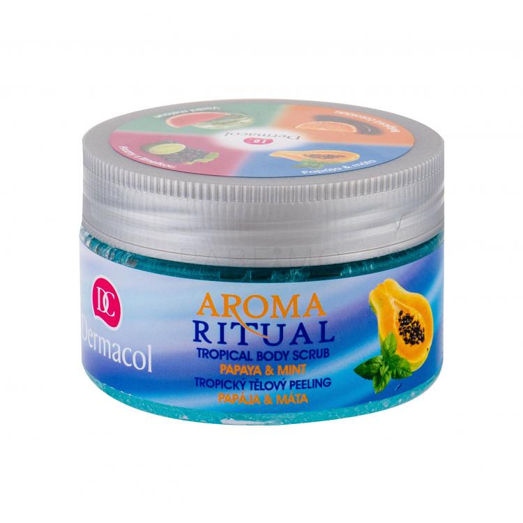 Dermacol Aroma Ritual Papaya &amp; Mint Exfoliant de corp pentru femei 200 g