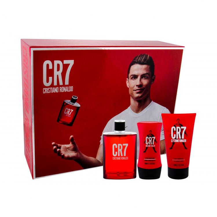 Cristiano Ronaldo CR7 Set cadou Apa de toaleta 100 ml + Gel de dus 150 ml +Balsam dupa ras 100 ml