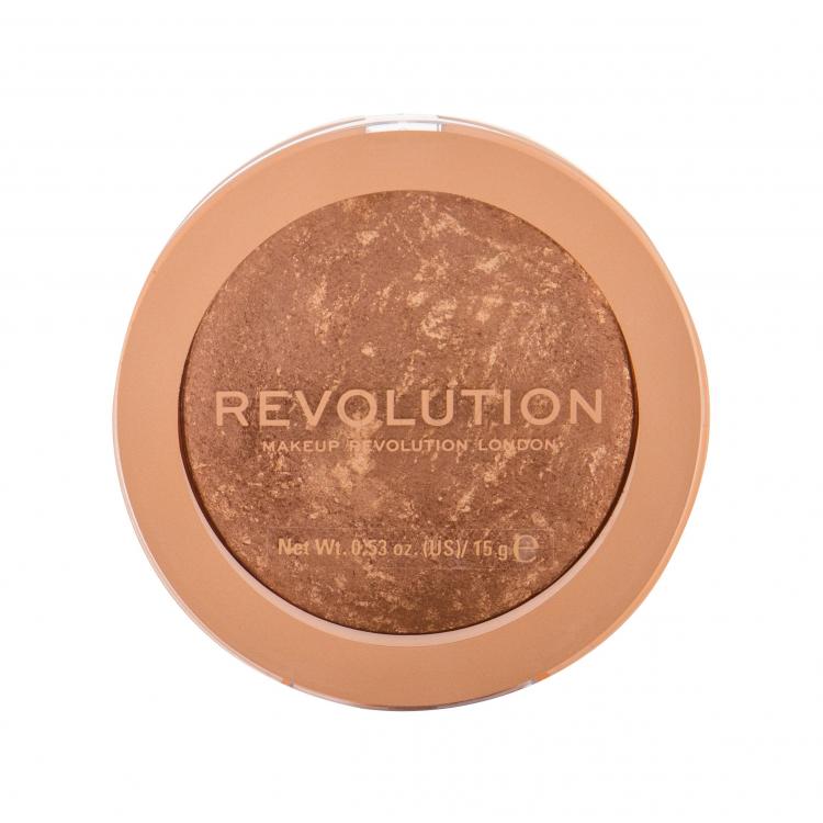 Makeup Revolution London Re-loaded Bronzante pentru femei 15 g Nuanţă Long Weekend