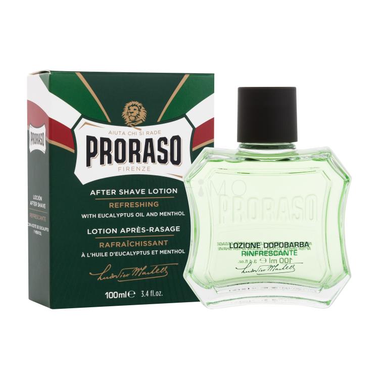 PRORASO Green After Shave Lotion Aftershave loțiune pentru bărbați 100 ml