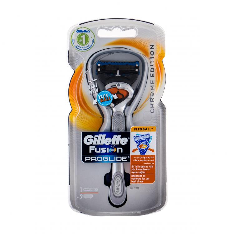 Gillette Fusion Proglide Flexball Chrome Edition Aparate de ras pentru bărbați 1 buc
