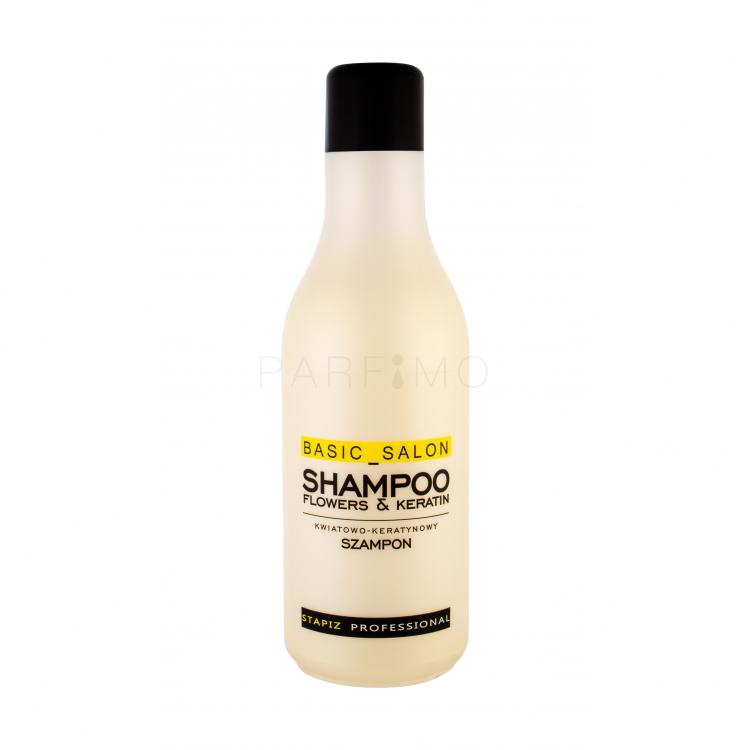 Stapiz Basic Salon Flowers &amp; Keratin Șampon pentru femei 1000 ml