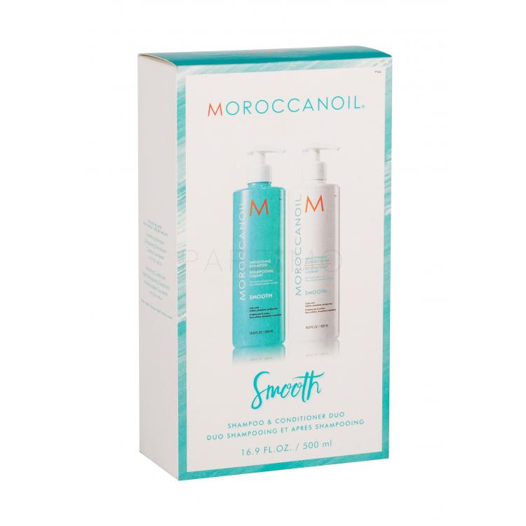 Moroccanoil Smooth Set cadou Sampon 500 ml + Balsam 500 ml