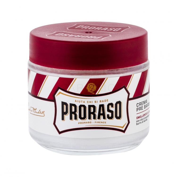 PRORASO Red Pre-Shave Cream Ulei de ras pentru bărbați 100 ml