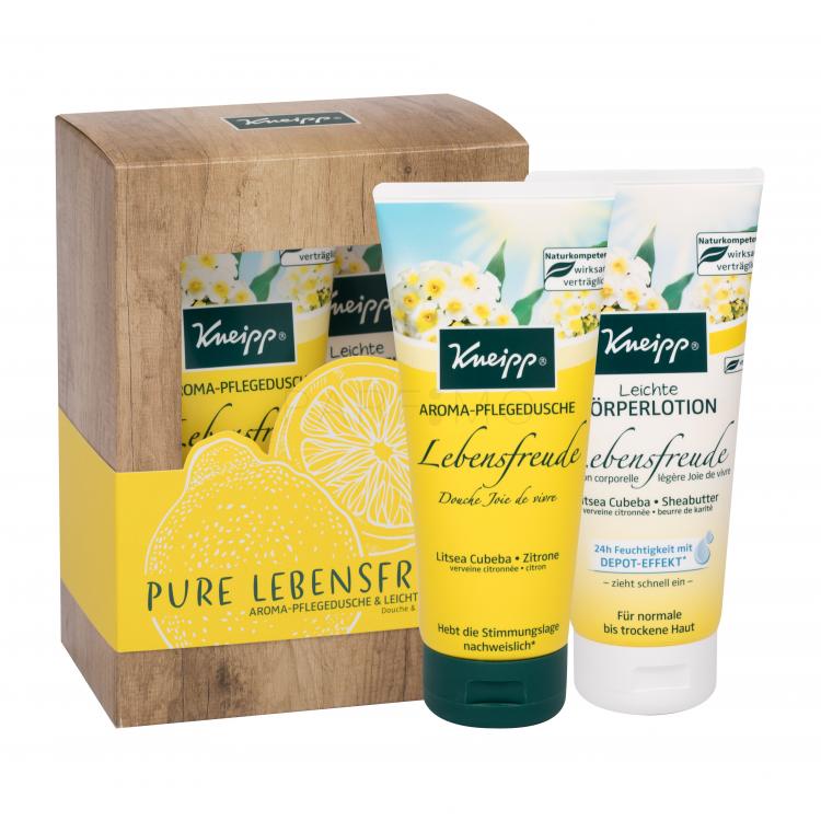Kneipp Enjoy Life Set cadou gel de dus 200 ml + lapte de corp 200 ml